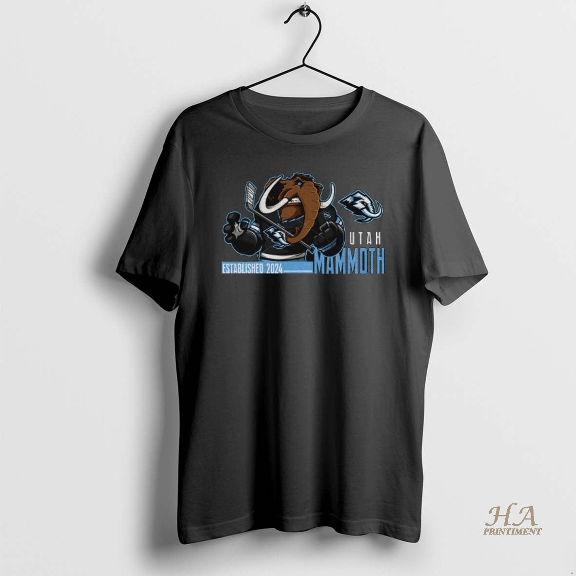 Official Utah Mammoth Nhl Hockey Mascot Establlished 2024 T-Shirts, Hoodie, Sweatshirt | InkNestWear.com