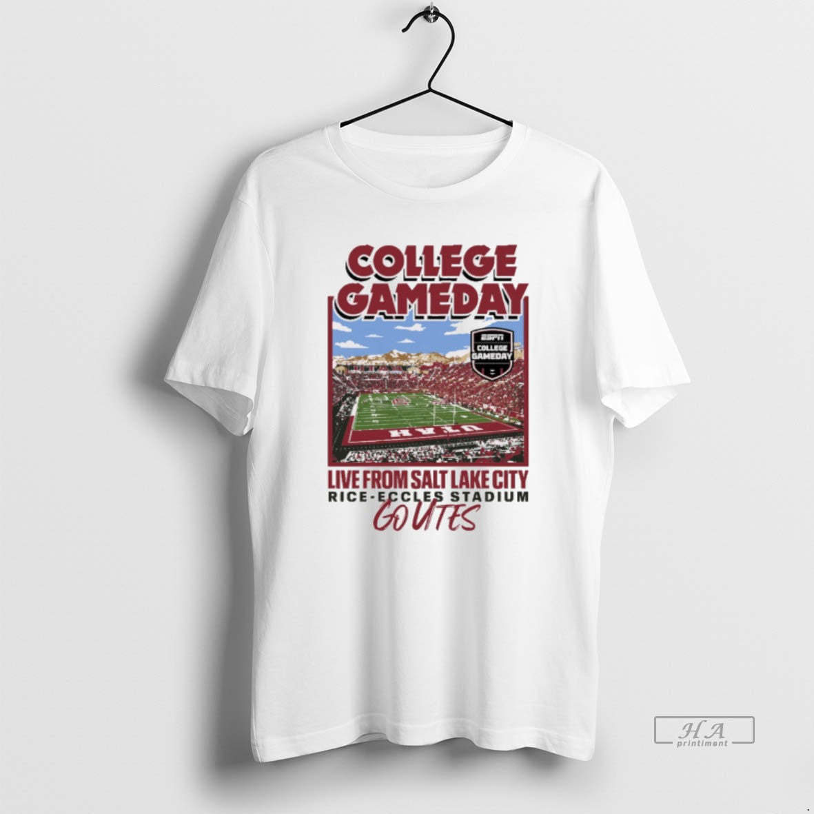 Official Utah Utes 2025 Espn College Gameday Live From Salt Lake City Rice Eccles Stadium T-Shirts, Hoodie, Sweatshirt