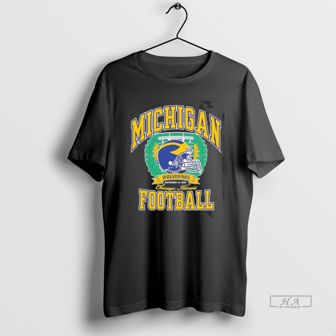 Official Valiant University Of Michigan Wolverines Football Chicago Game T-Shirts, Hoodie, Sweatshirt | InkNestWear.com
