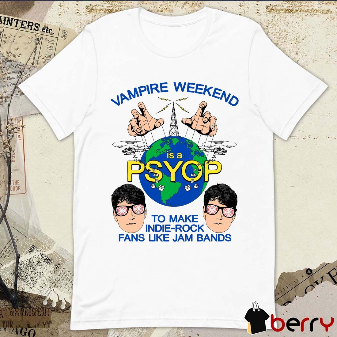 Vampire Weekend Is A Psyop To Make Indie-rock Fans Like Jam Bands t-shirt