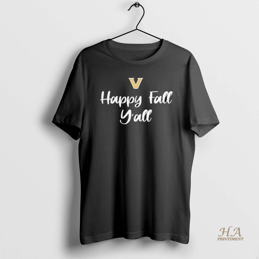 Official Vanderbilt Commodores Happy Fall Yall T-Shirts, Hoodie, Sweatshirt | InkNestWear.com