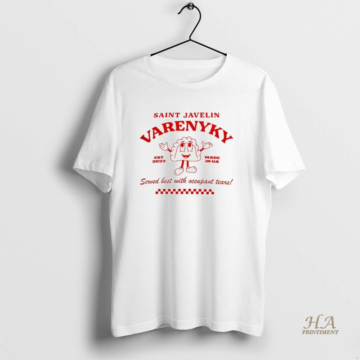 Official Varenyky Saint Javelin Est 2022 Made In Ua Served Best With Occupant Tears T-Shirts, Hoodie, Sweatshirt