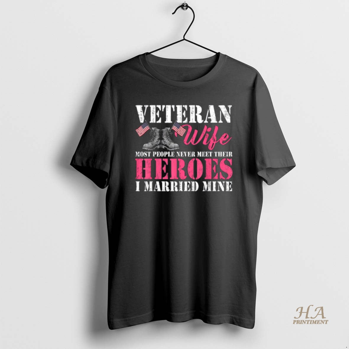 Official Veteran Wife Married Mine Proud Military Husband Veteran Day 1 T-Shirts, Hoodie, Sweatshirt | InkNestWear.com