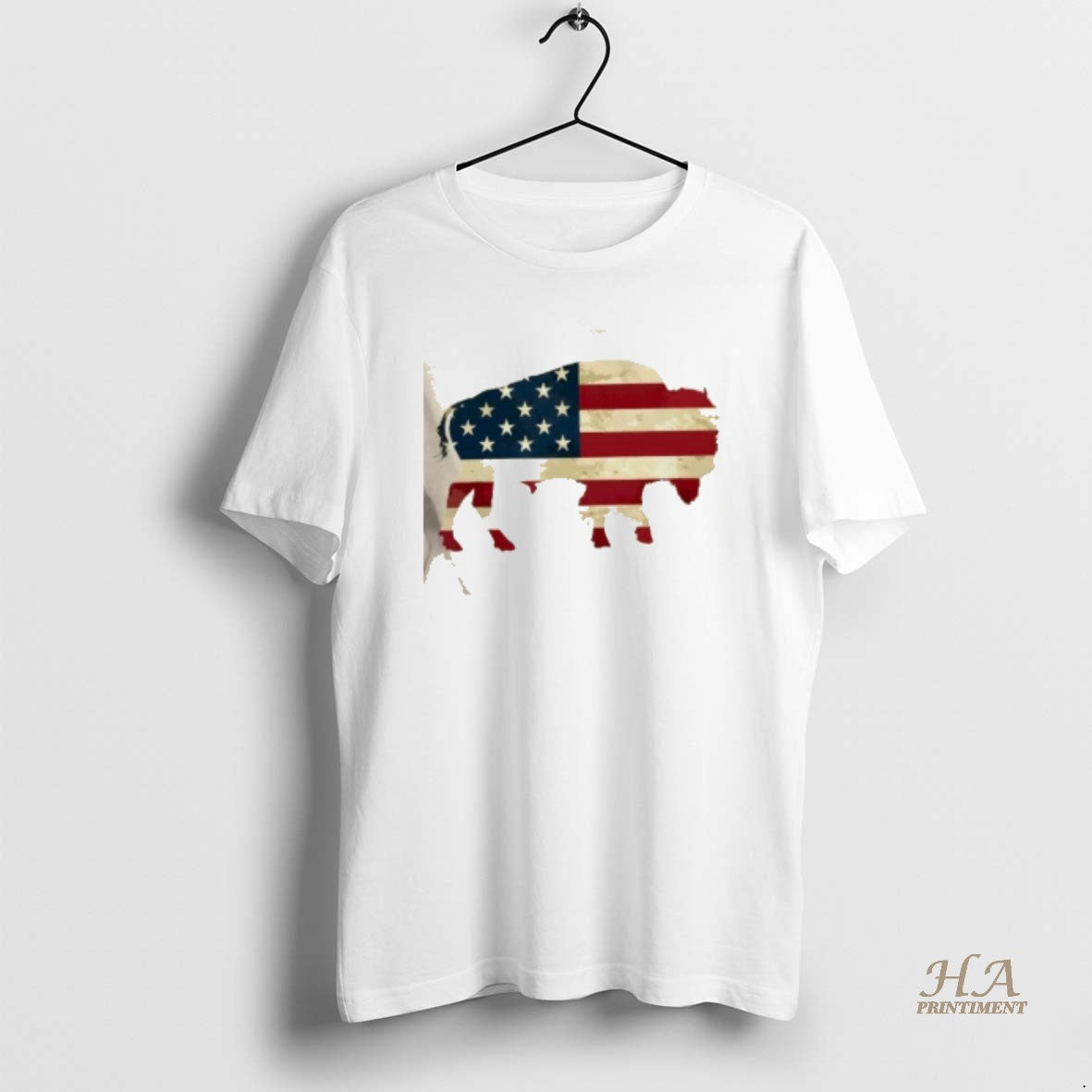 Official Vintage Buffalo American Flag Bison Patriotic Gift T-Shirts, Hoodie, Sweatshirt | InkNestWear.com