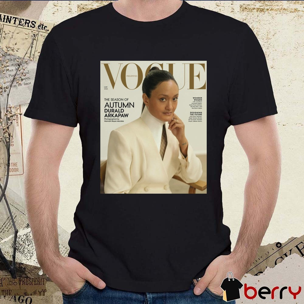 Vogue Philippines The Season Of Autumn Durald Arkapaw March 2026 Poster t-shirt