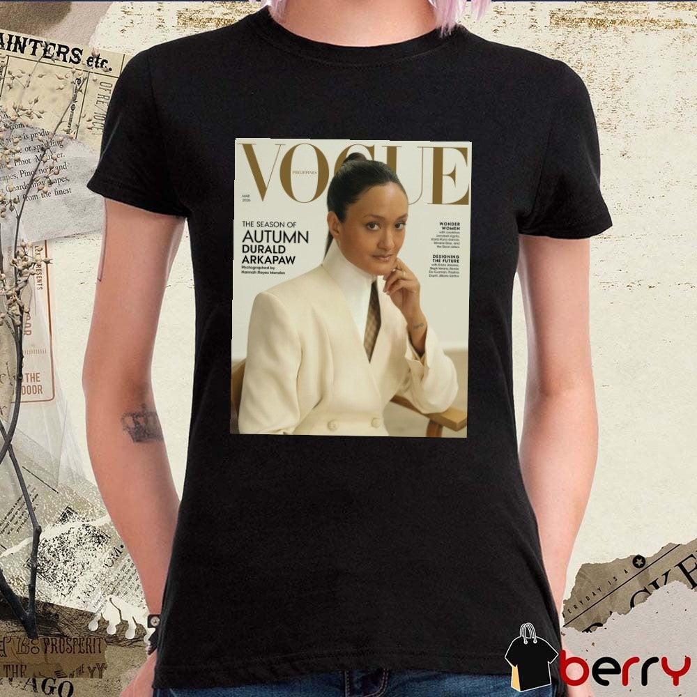 Vogue Philippines The Season Of Autumn Durald Arkapaw March 2026 Poster t-shirt