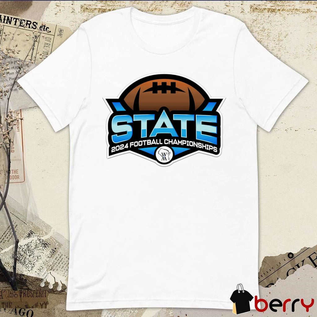 WIAA 2024 State Football Championships at Camp Randall Logo t-shirt
