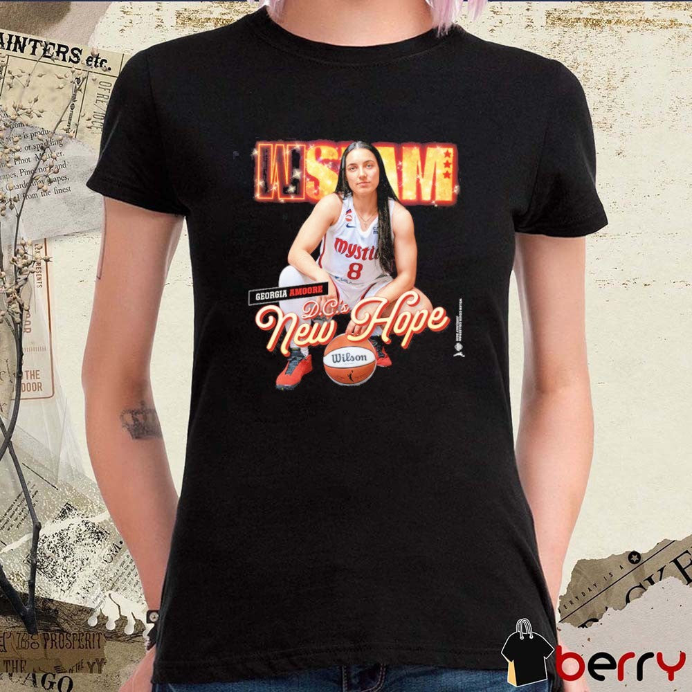 WSLAM Cover – Georgia Amoore DC’s New Hope Washington Mystics t-shirt