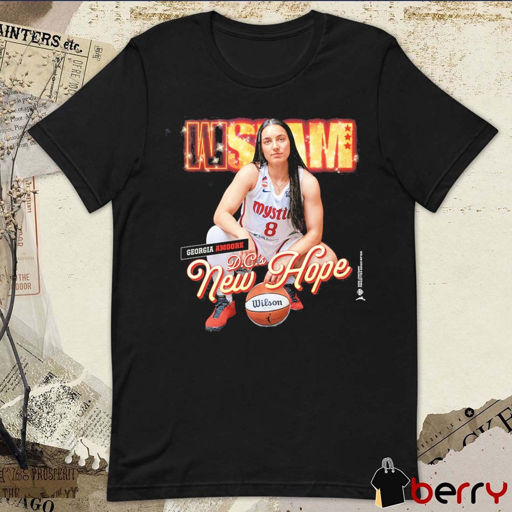 WSLAM Cover – Georgia Amoore DC’s New Hope Washington Mystics t-shirt