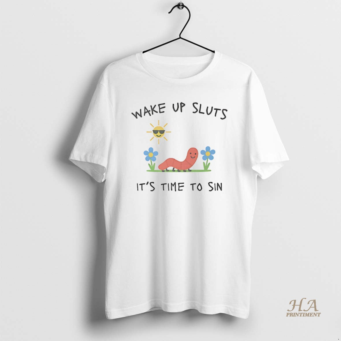 Official Wake Up Sluts Its Time To Sin Worm T-Shirts, Hoodie, Sweatshirt | InkNestWear.com