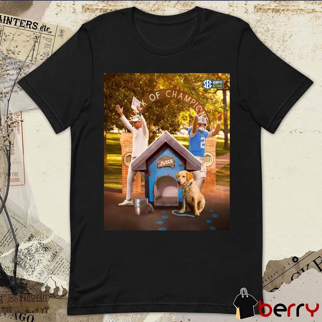 Walk Of Champions No. 16 Ole Miss Dominates No. 3 Georgia In Oxford Poster t-shirt
