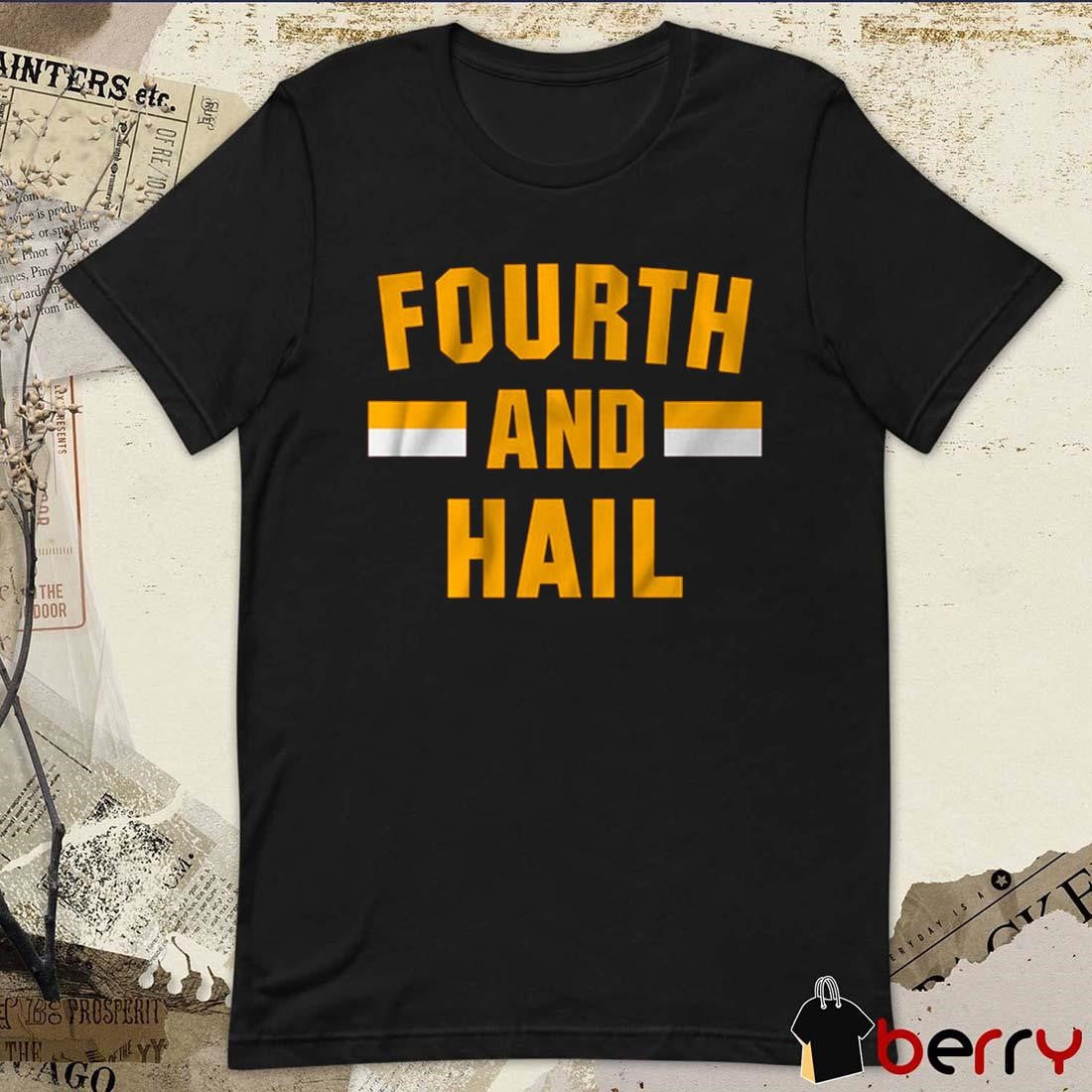Washington Commanders NFL Football Fourth and Hail t-shirt