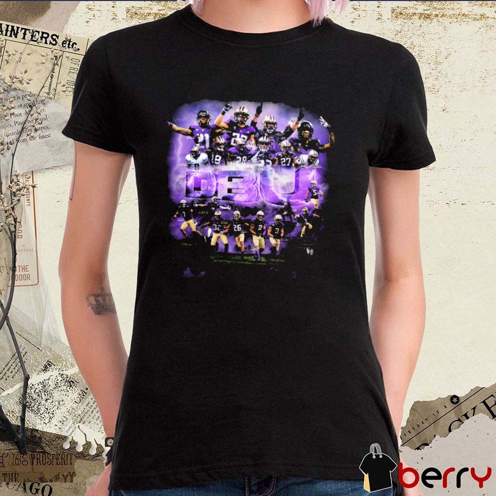 Washington Huskies NCAA Football DBU Say Who Project Players Painting t-shirt