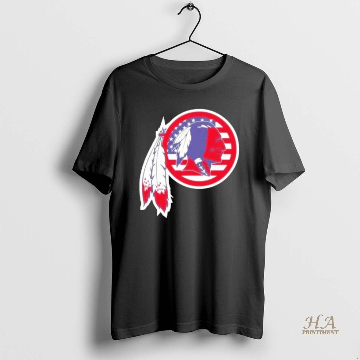 Official Washington Redskins American Flag Logo T-Shirts, Hoodie, Sweatshirt | InkNestWear.com