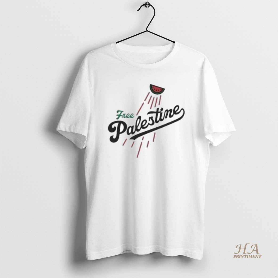 Official Watermelon Free Palestine Style Los Angeles Dodgers Logo T-Shirts, Hoodie, Sweatshirt | InkNestWear.com