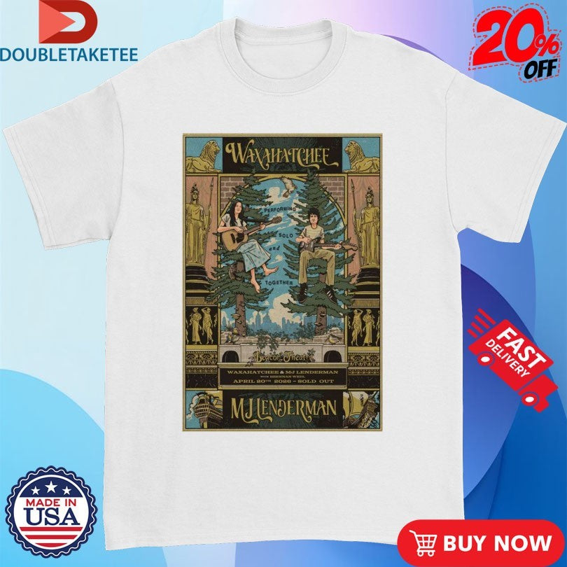 Waxahatchee And MJ Lenderman April 20 2026 New York, NY T-shirts