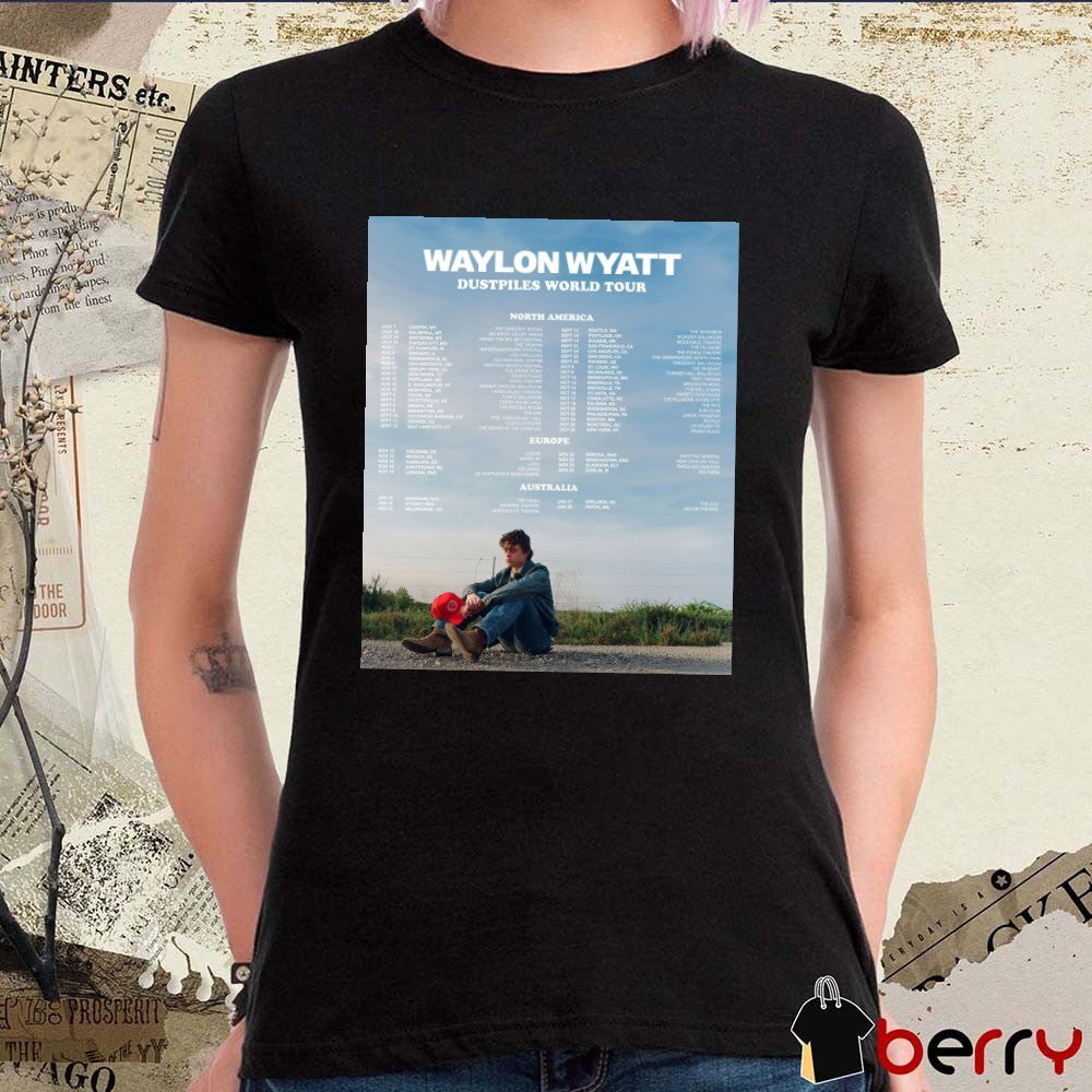 Waylon Wyatt Dustpiles World Tour North America, Europe And Australia 2026 Poster t-shirt