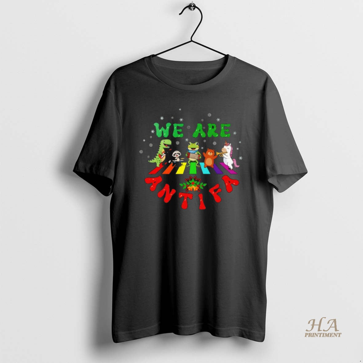 Official We Are Antifa Anti Trump Christmas T-Shirts, Hoodie, Sweatshirt | InkNestWear.com
