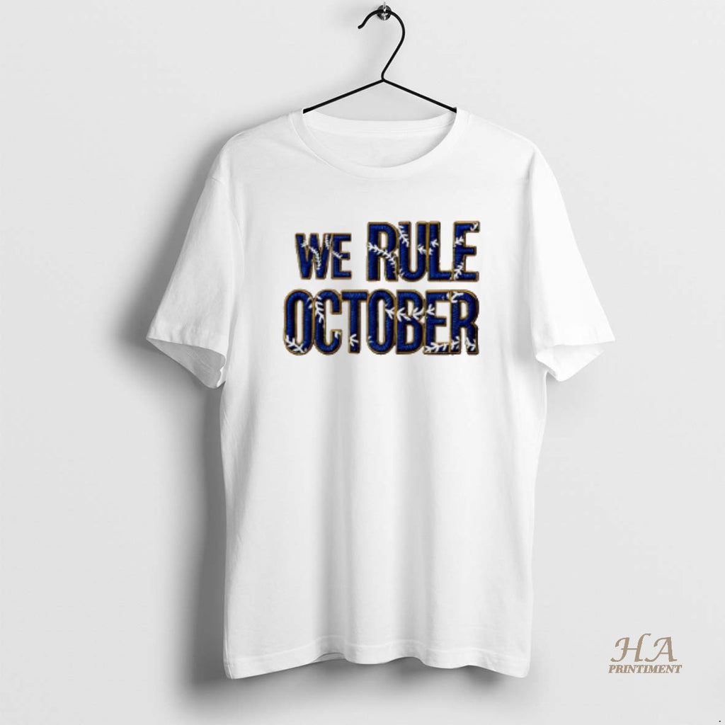 Official We Rule October Los Angeles Dodgers T-Shirts, Hoodie, Sweatshirt | InkNestWear.com