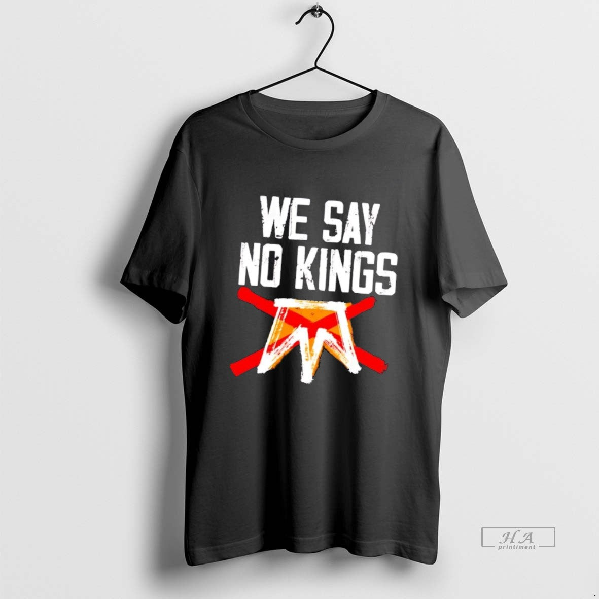 Official We Say No Kings Banned Crown T-Shirts, Hoodie, Sweatshirt | InkNestWear.com