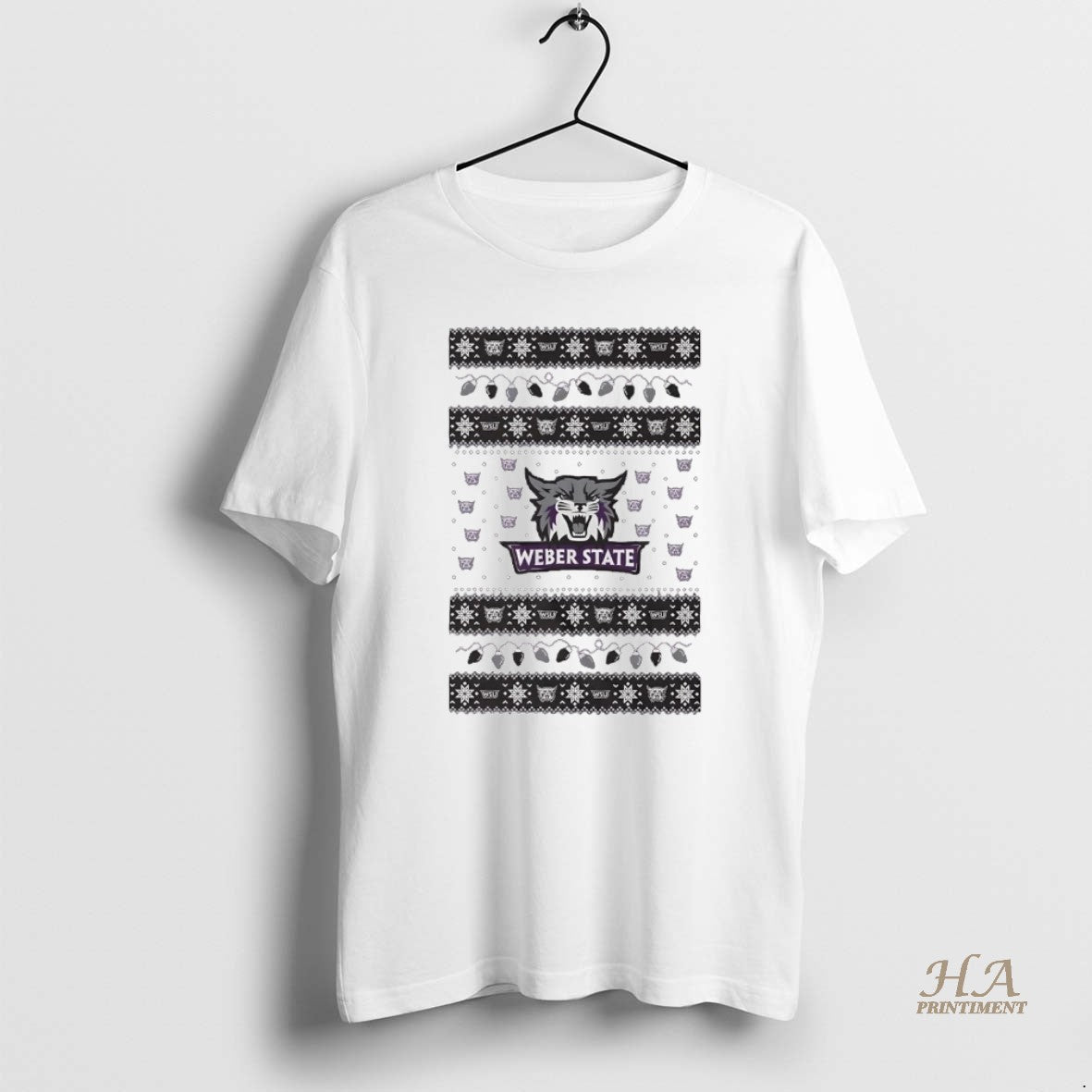 Official Weber State Wildcats Ugly Christmas Light T-Shirts, Hoodie, Sweatshirt | InkNestWear.com