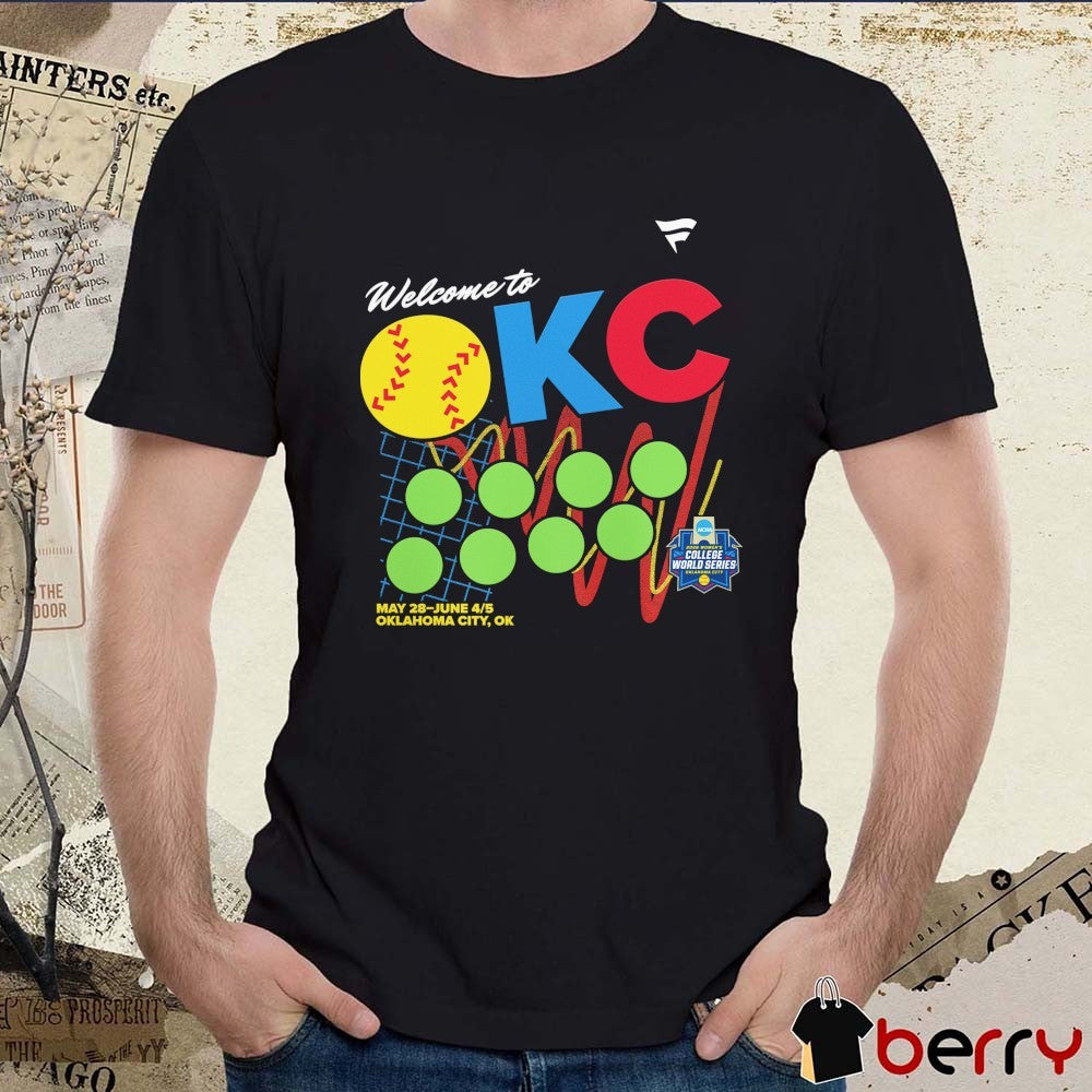 Welcome To OKC 2026 NCAA Softball Women’s College World Series Strikeout Specialist May 28 – June 4 5 t-shirt