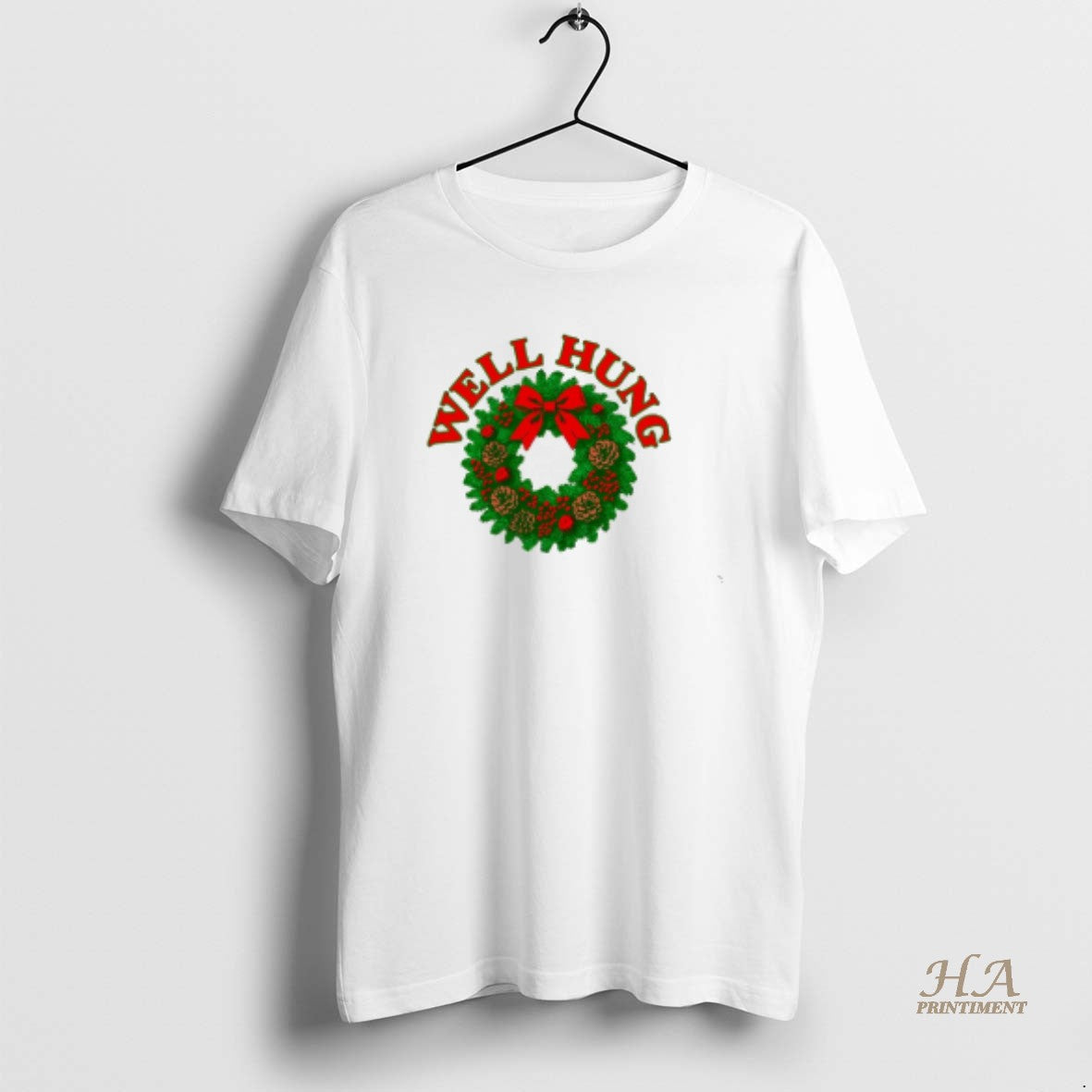 Official Well Hung Christmas Wreath 2025 T-Shirts, Hoodie, Sweatshirt | InkNestWear.com