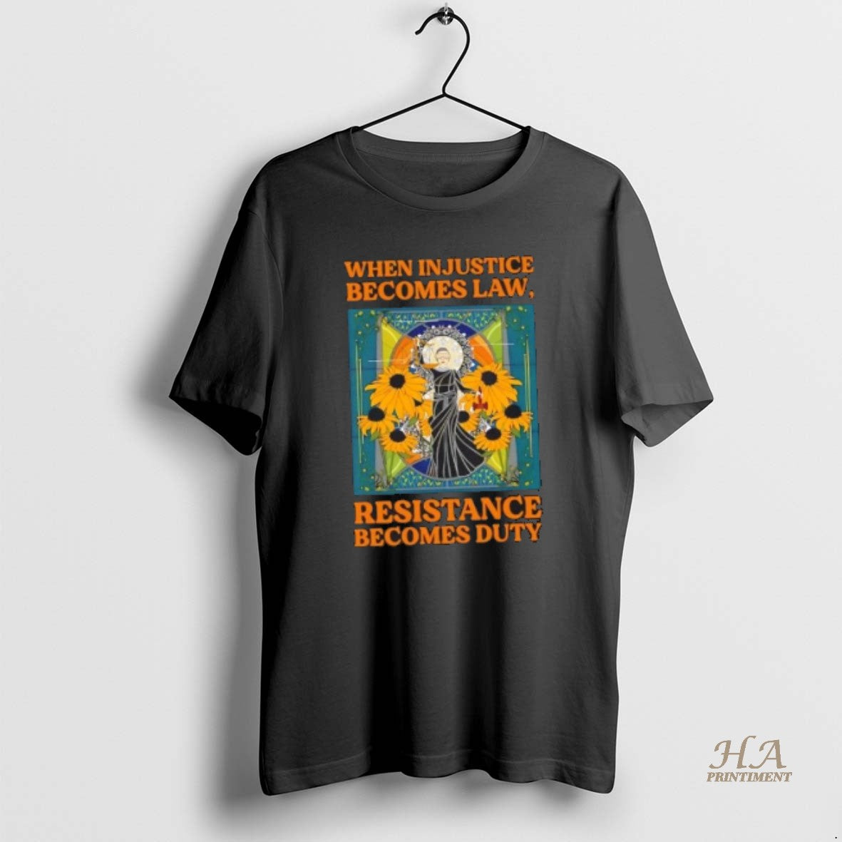 Official When Injustice Becomes Law Resistance Becomes Duty Floral Christmas T-Shirts, Hoodie, Sweatshirt | InkNestWear.com