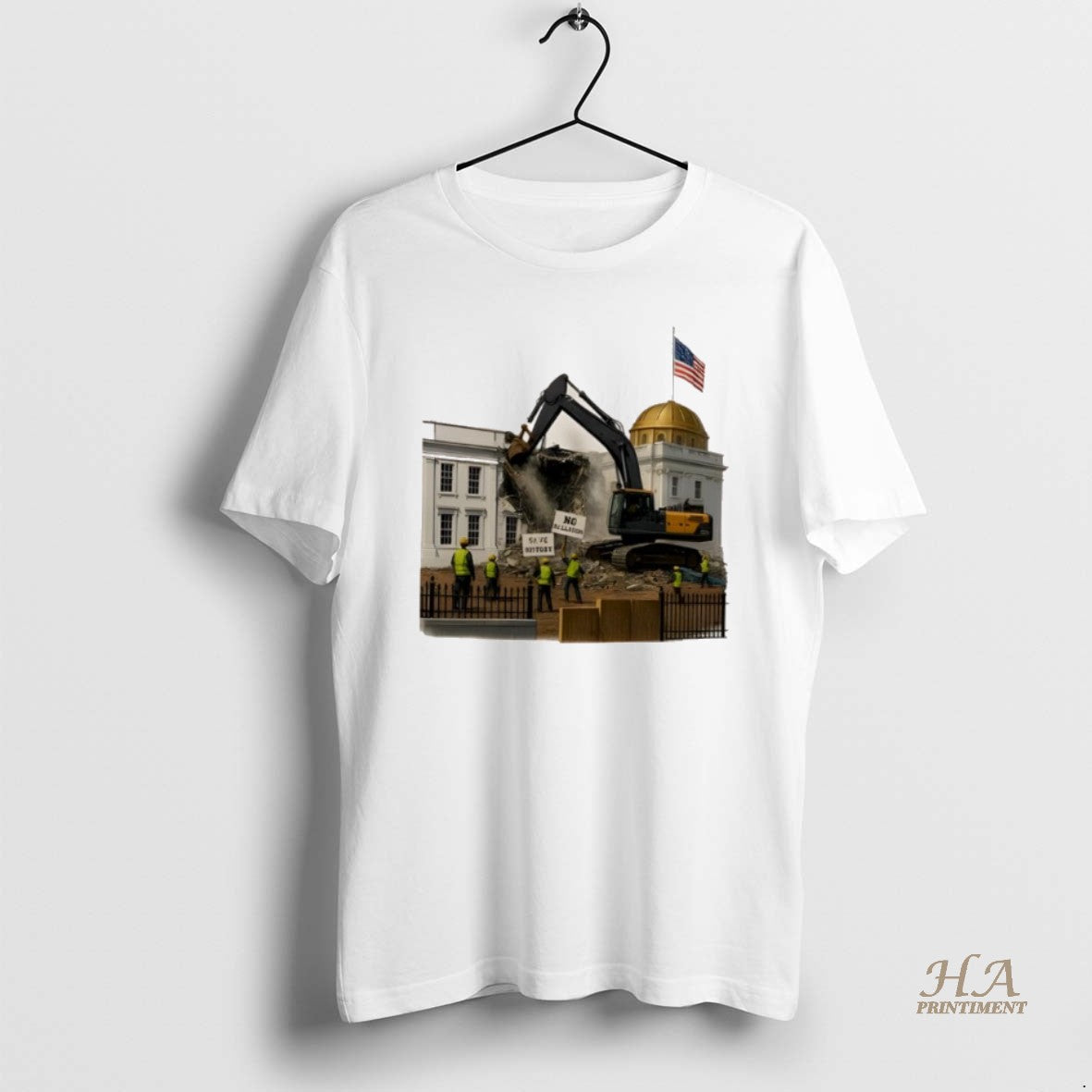 Official White House Ballroom Demolition Protest Anti Trump T-Shirts, Hoodie, Sweatshirt | InkNestWear.com