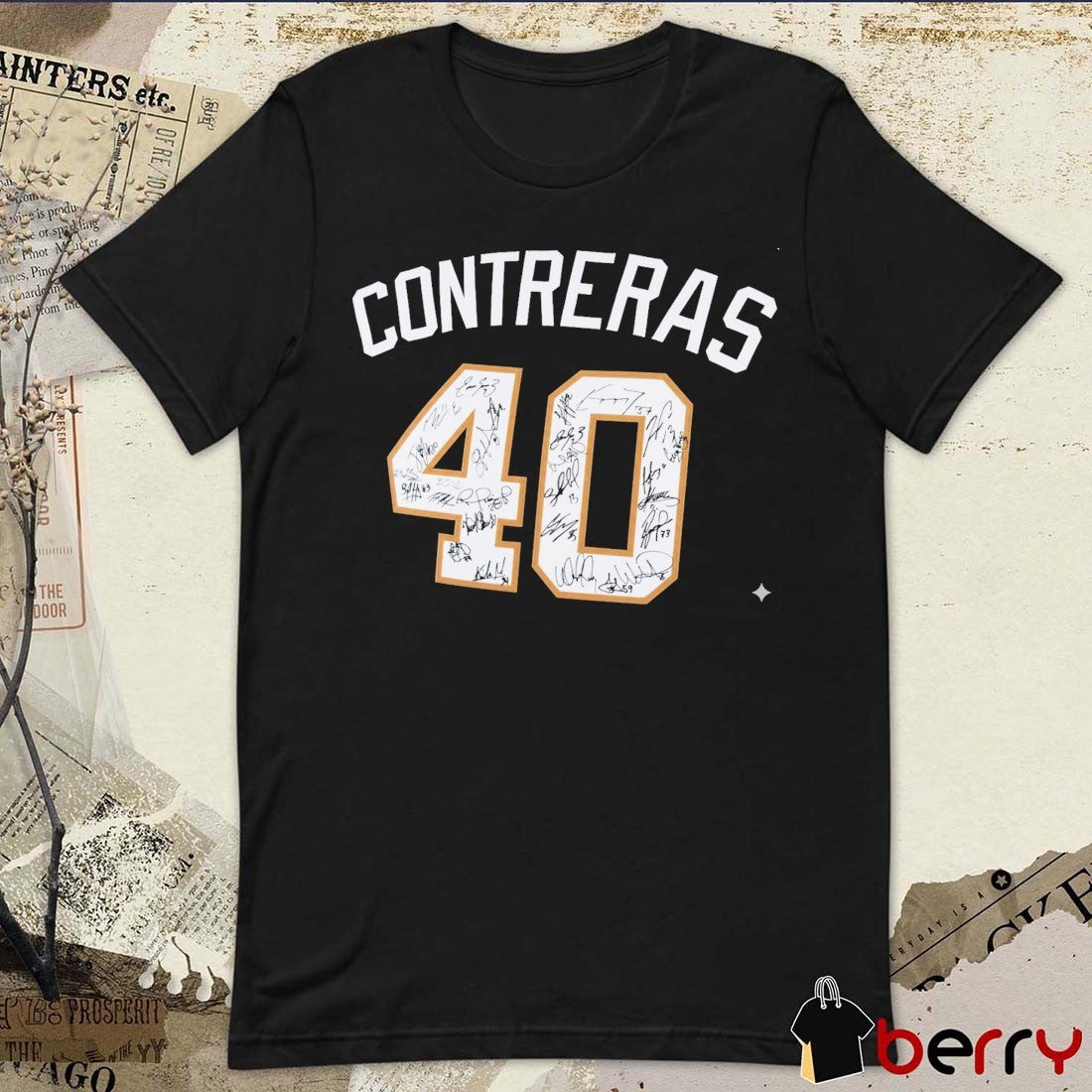 Willson Contreras Teammates And Coaches Sign World Baseball Classic 2026 t-shirt