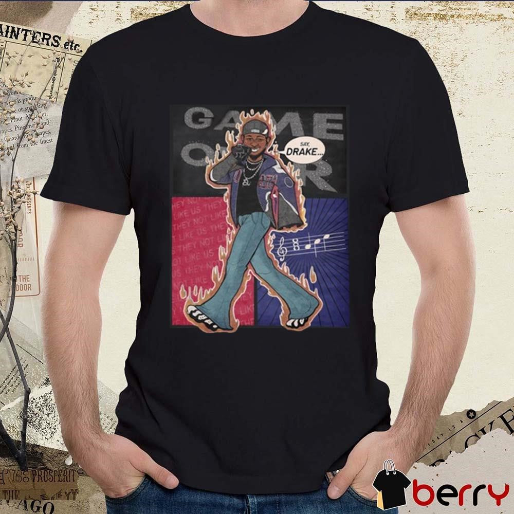Windandsea Kendrick Lamar Say Drake Game Over Graphic t-shirt