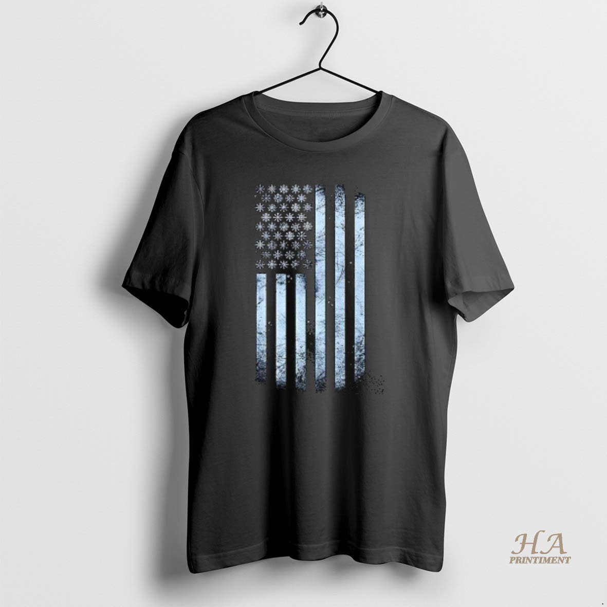 Official Winter Snowflakes American Flags T-Shirts, Hoodie, Sweatshirt | InkNestWear.com