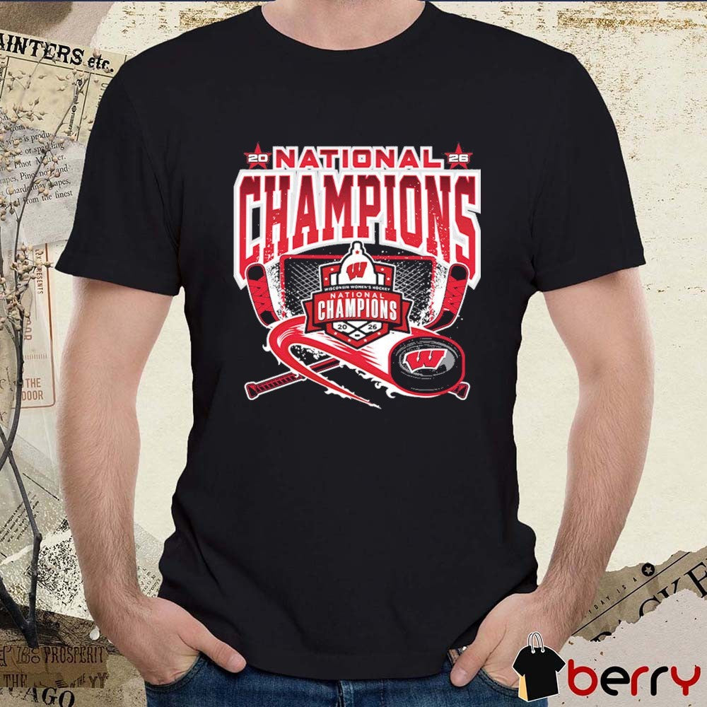 Wisconsin Badgers 2026 NCAA Frozen Four Women’s Ice Hockey National Champions Roster Teams t-shirt