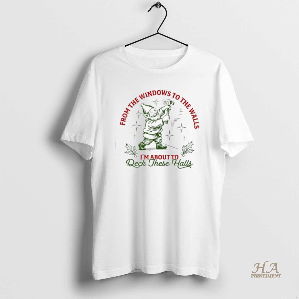 Official Wizard From The Windows To The Walls Im About To Deck These Halls T-Shirts, Hoodie, Sweatshirt | InkNestWear.com