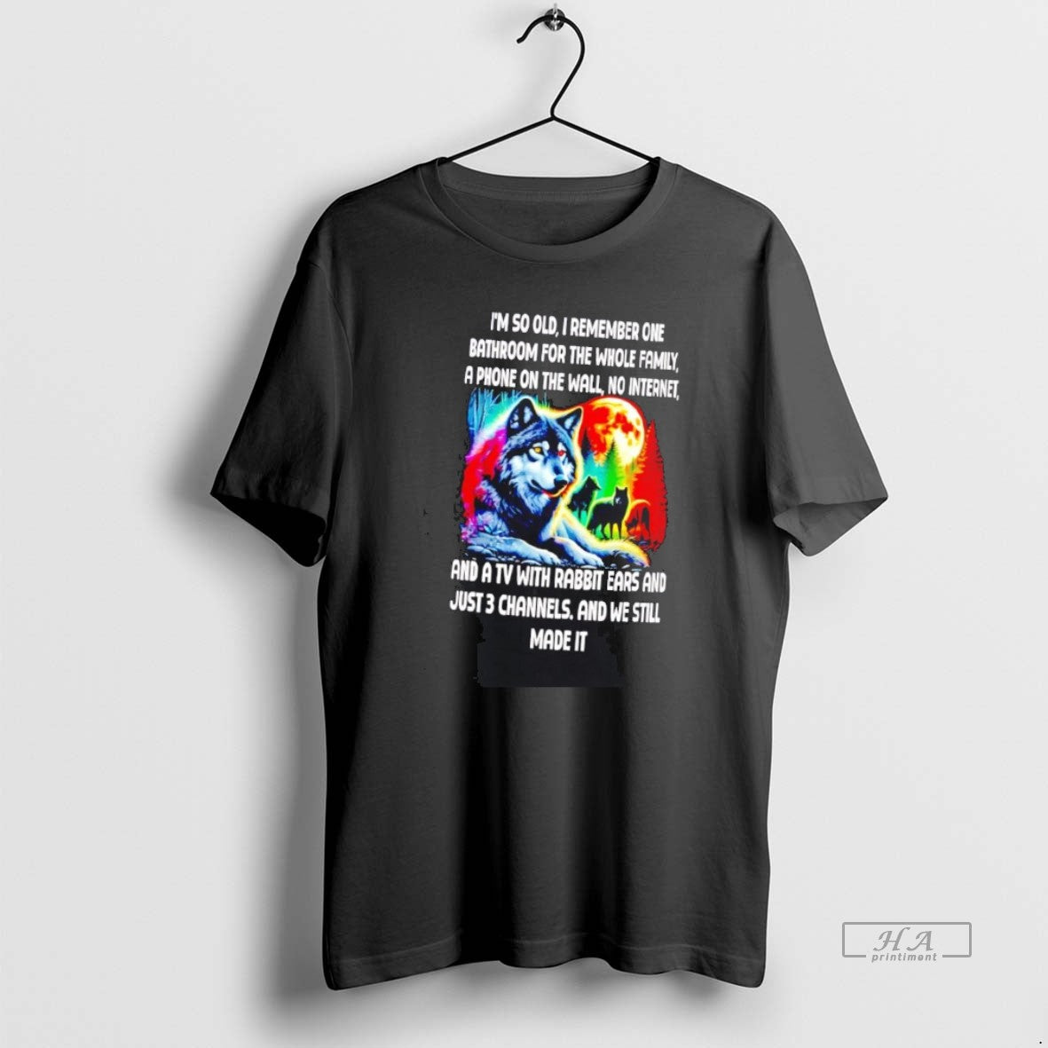 Official Wolf Im So Old I Remember One Bathroom For The Whole T-Shirts, Hoodie, Sweatshirt | InkNestWear.com