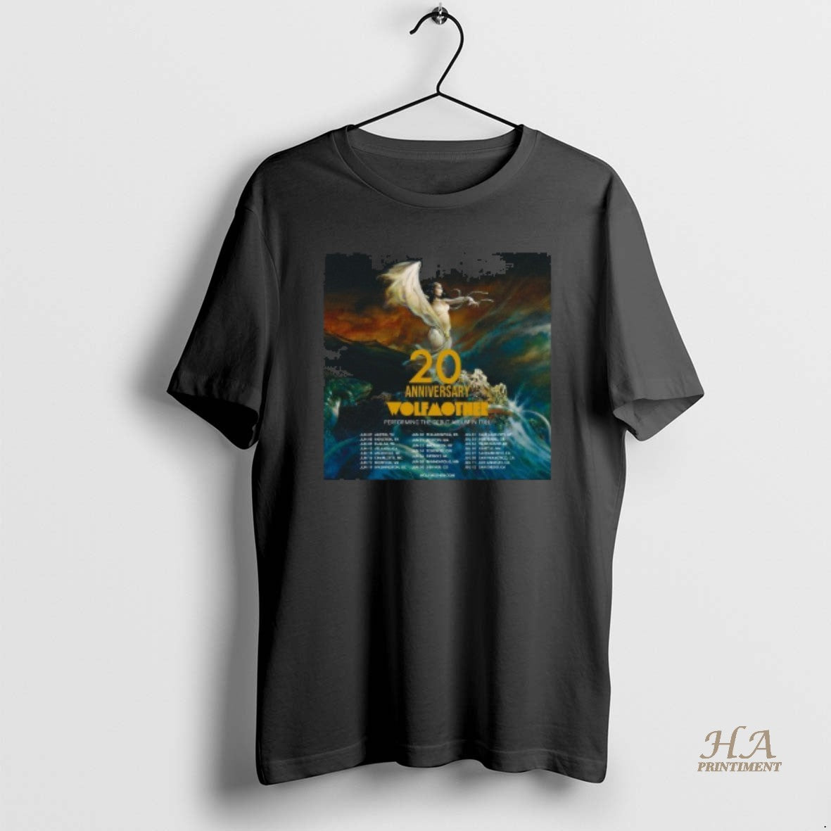 Official Wolfmother 20th Year Anniversary Performing The Debut Album In Full First Album In The T-Shirts, Hoodie, Sweatshirt