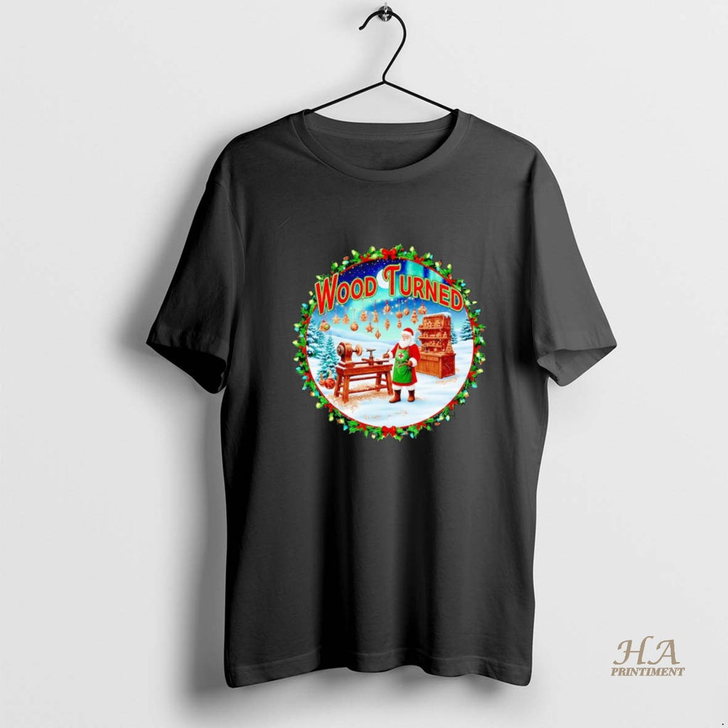 Official Wood Turned Christmas Wreath T-Shirts, Hoodie, Sweatshirt | InkNestWear.com