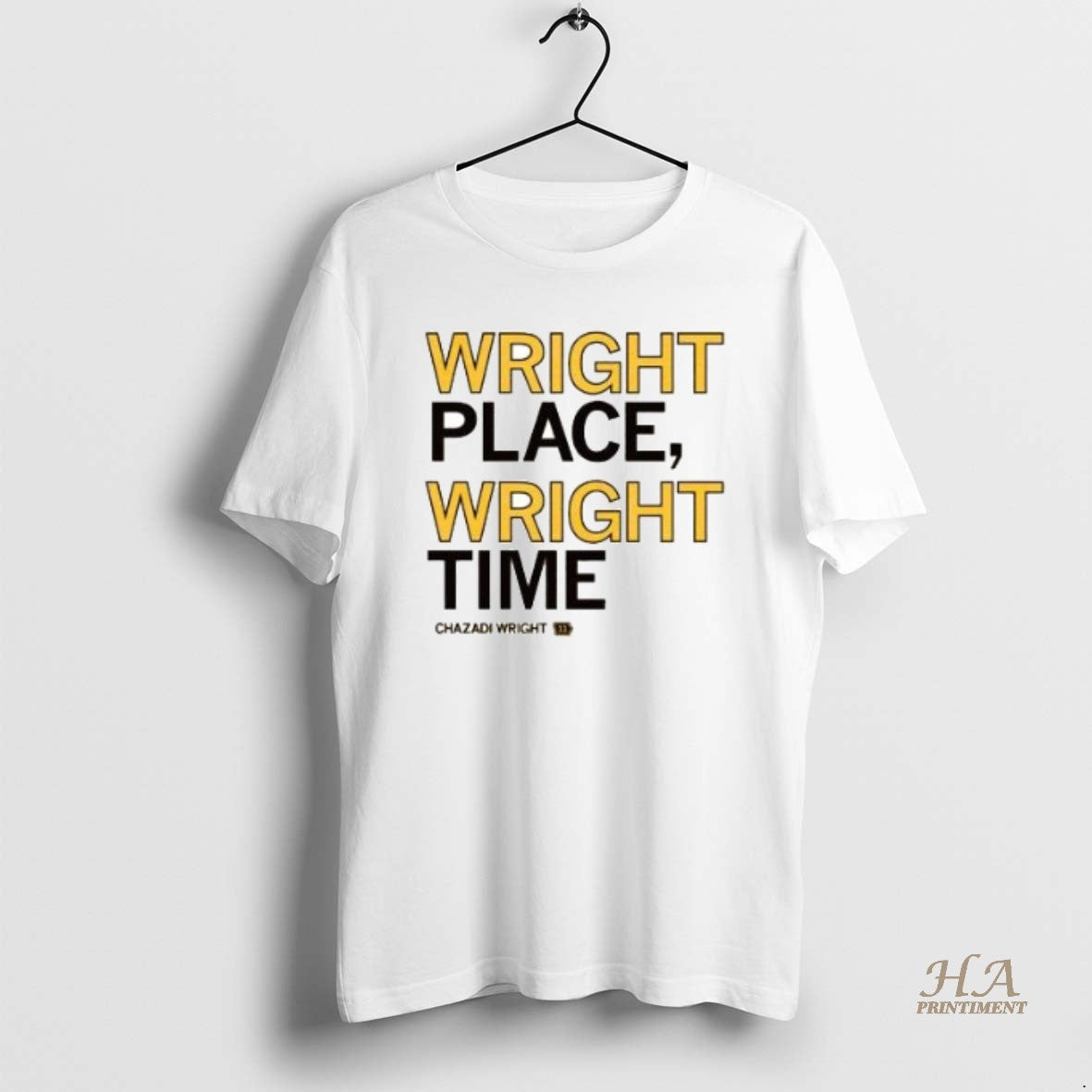 Official Wright Place Wright Time Chazadi Wright T-Shirts, Hoodie, Sweatshirt | InkNestWear.com