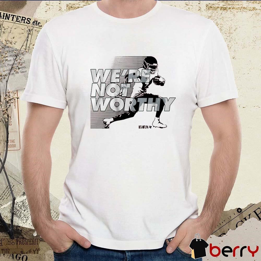 Xavier Worthy We’re Not Worthy Kansas City Chiefs t-shirt