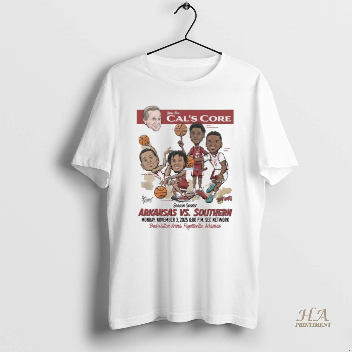 Official Year Two Cals Core Season Opener Arkansas Vs Southern November 3 2025 Bud Walton T-Shirts, Hoodie, Sweatshirt