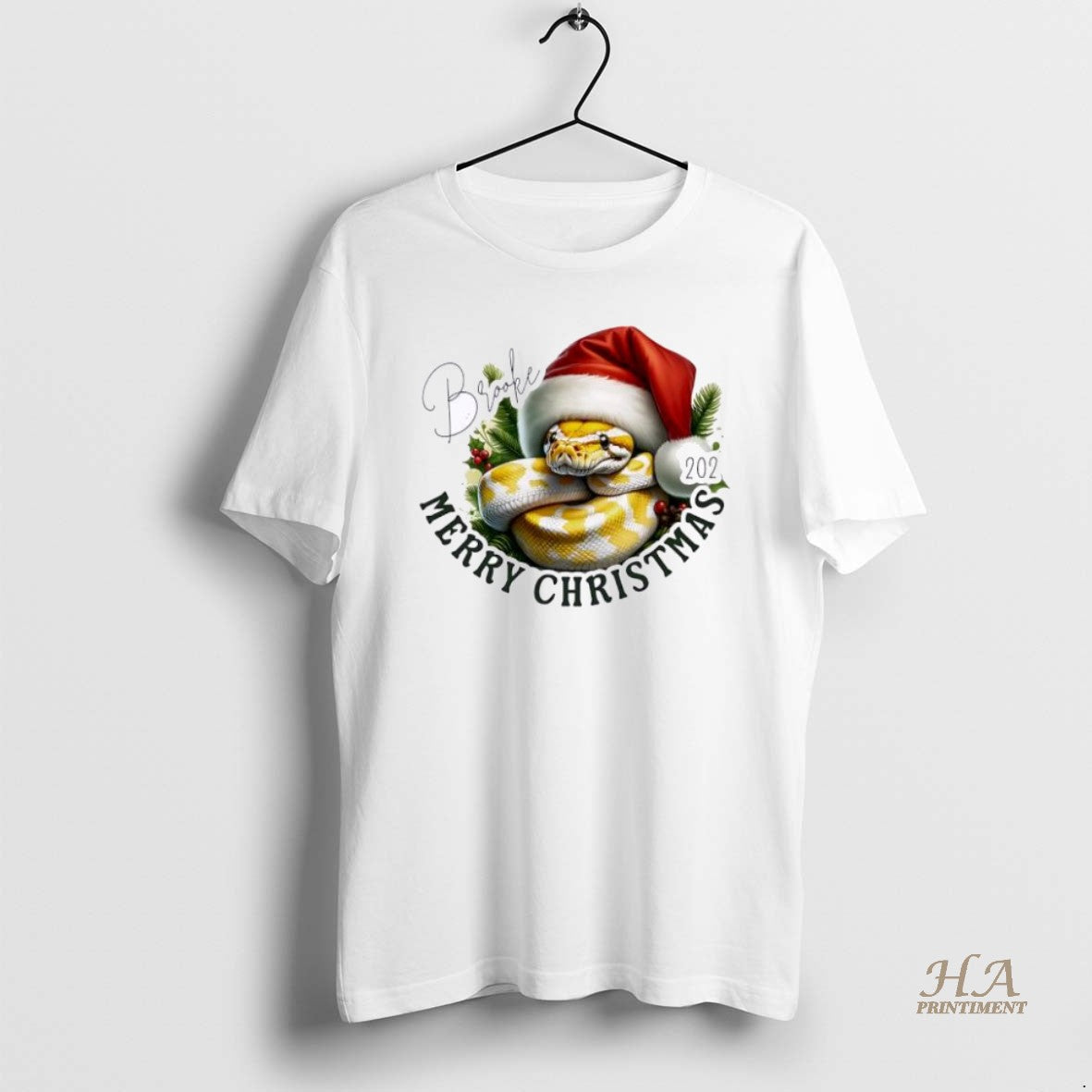 Official Yellow Ball Python Snake Xmas Babys First Christmas Personalized Ornaments White T-Shirts, Hoodie, Sweatshirt