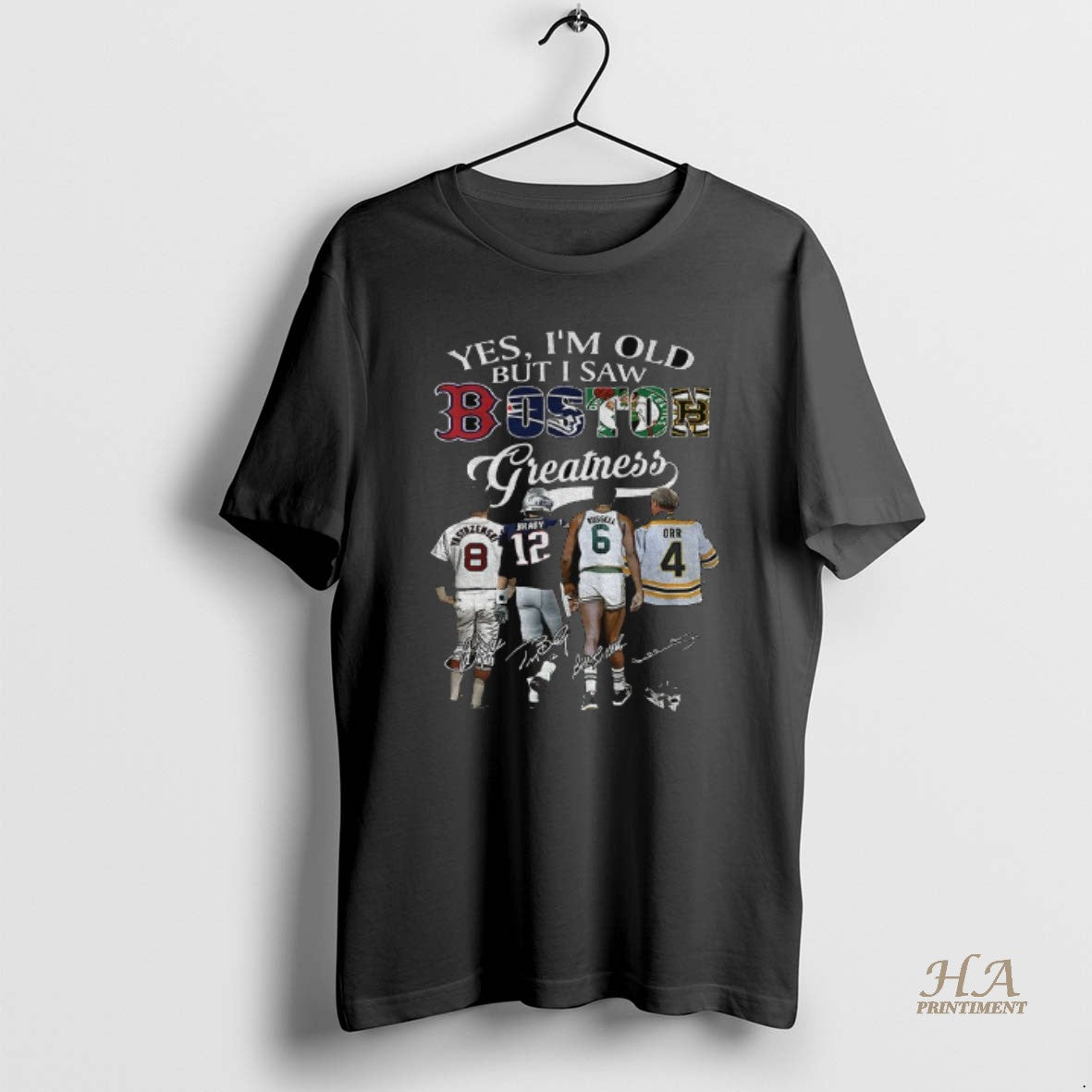 Official Yes Im Old But I Saw Boston Greatness Sports Star Signature T-Shirts, Hoodie, Sweatshirt | InkNestWear.com