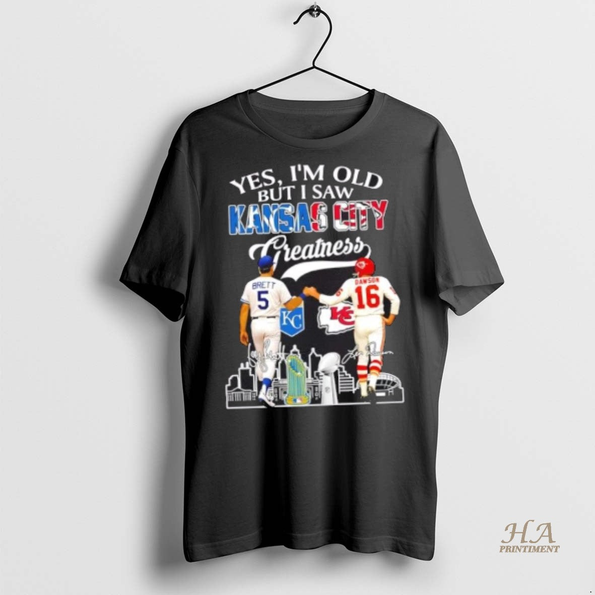 Official Yes Im Old But I Saw Greatness Kansas City Sports Brett Royals X Dawson T-Shirts, Hoodie, Sweatshirt