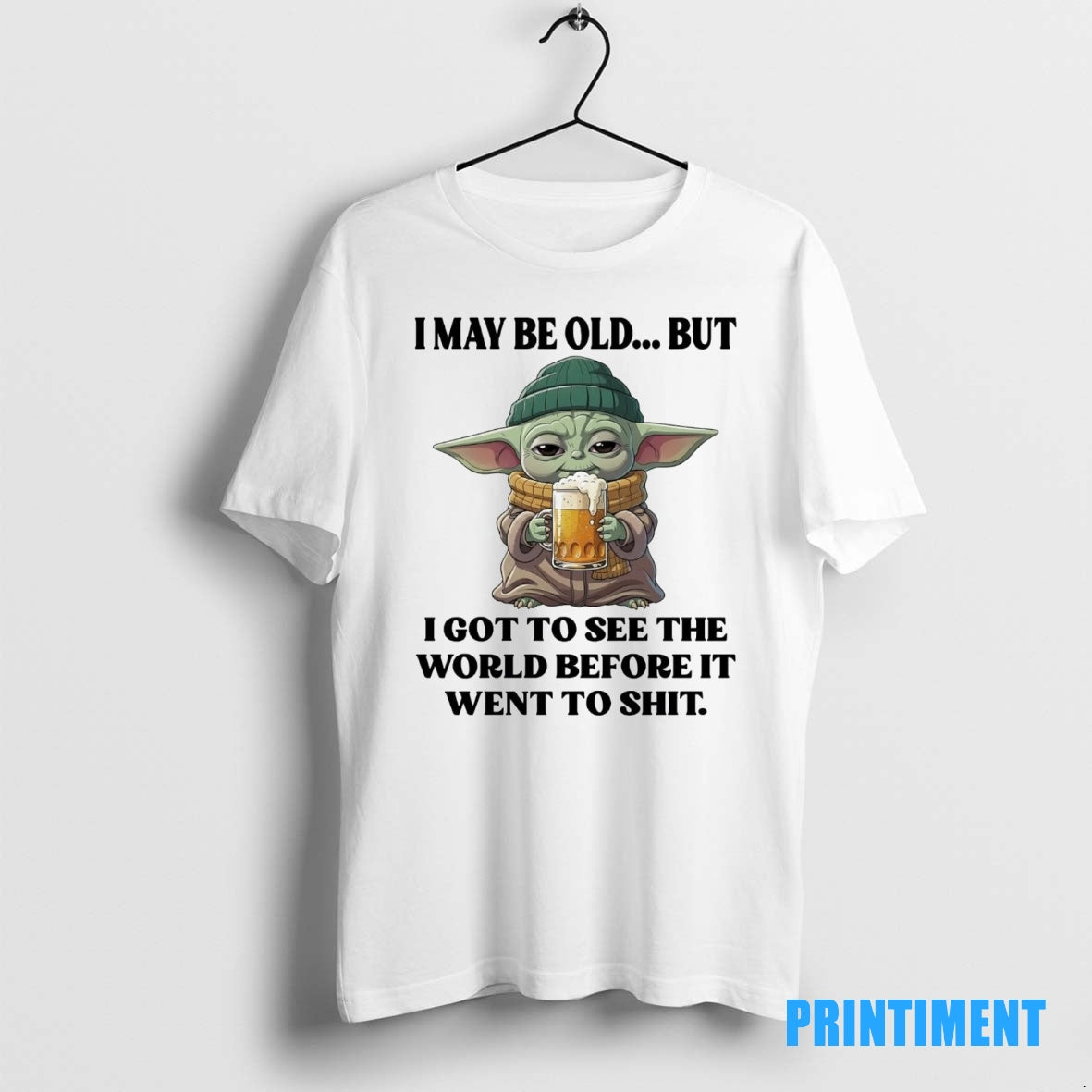 Official Yoda I May Be Old But I Got To See The World Before It T-Shirts, Hoodie, Sweatshirt | InkNestWear.com