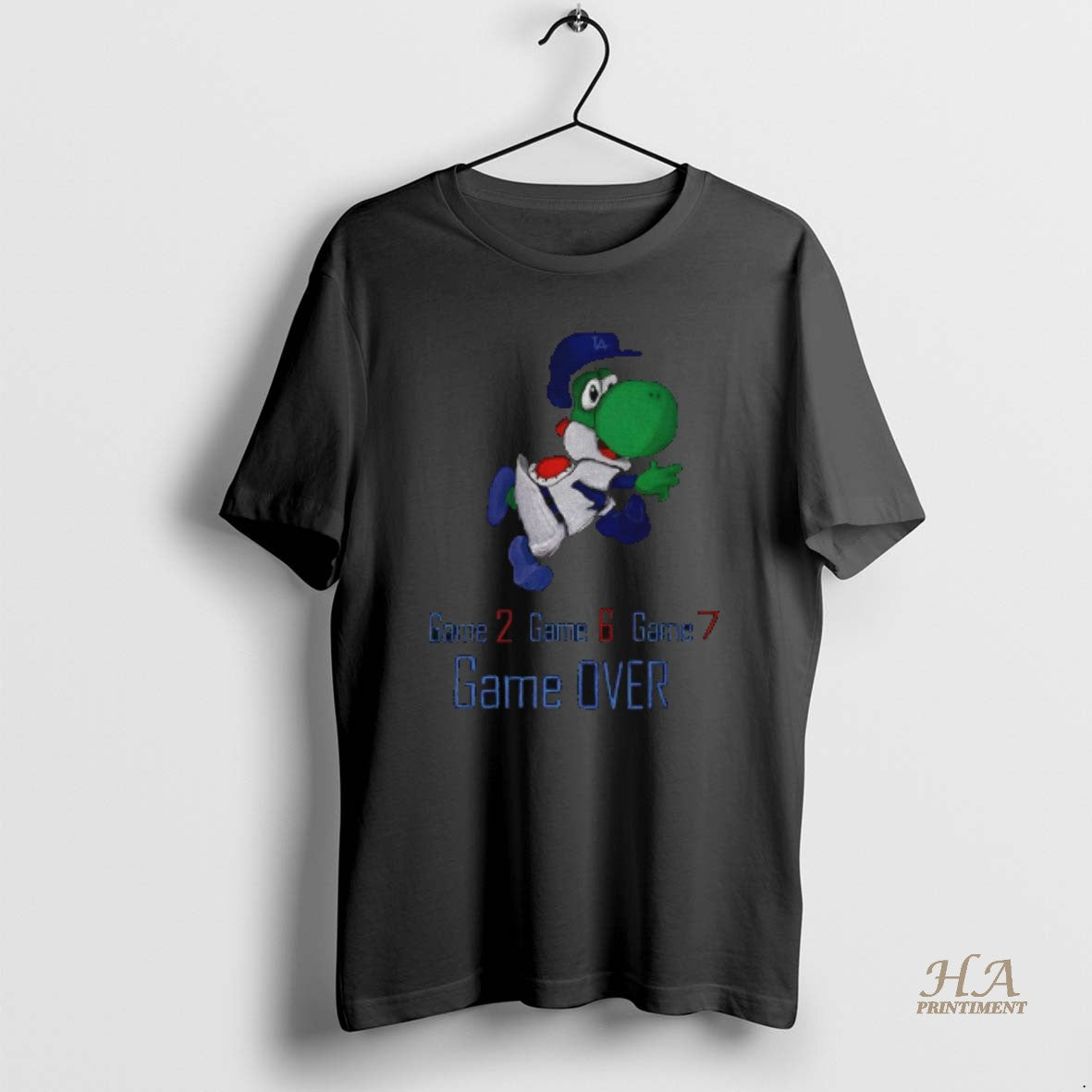 Official Yoshi Game Over Game 2 Game 6 Game 7 Los Angeles Dodgers Mlb Baseball T-Shirts, Hoodie, Sweatshirt | InkNestWear.com