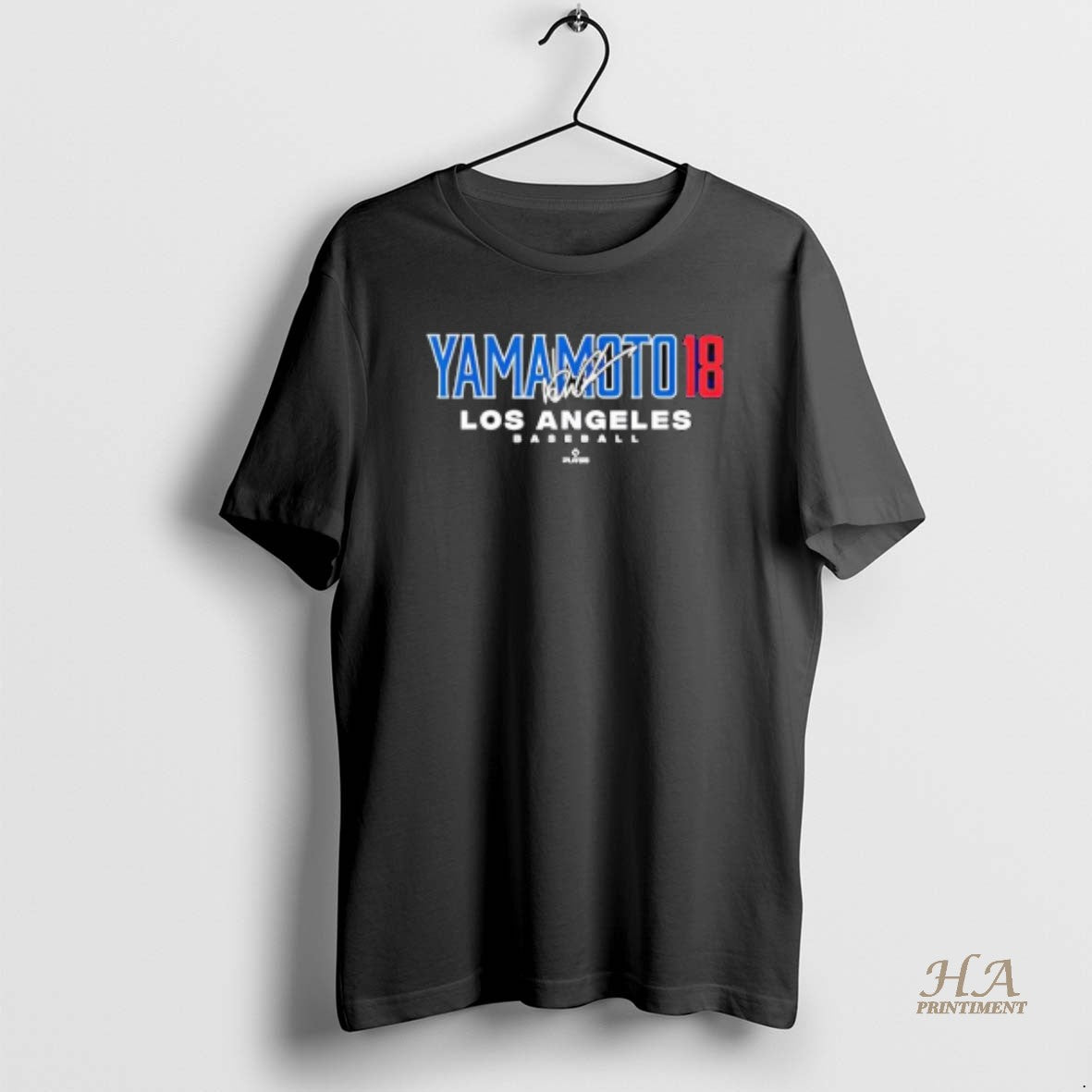 Official Yoshinobu Yamamoto 18 Los Angeles Baseball Signature T-Shirts, Hoodie, Sweatshirt | InkNestWear.com