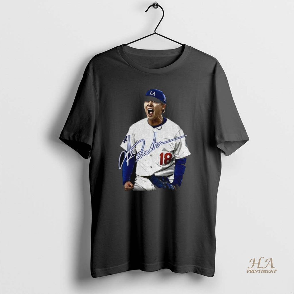 Official Yoshinobu Yamamoto 18 Los Angeles Dodgers Mvp Baseball World Series 2025 Signature T-Shirts, Hoodie, Sweatshirt