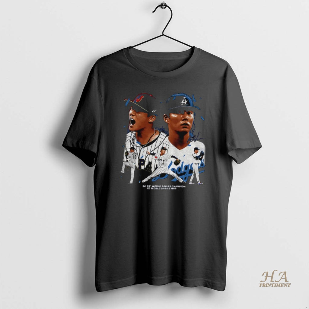 Official Yoshinobu Yamamoto Japan Los Angeles Dodgers Mlb 24 25 World Series Champion 1x World T-Shirts, Hoodie, Sweatshirt
