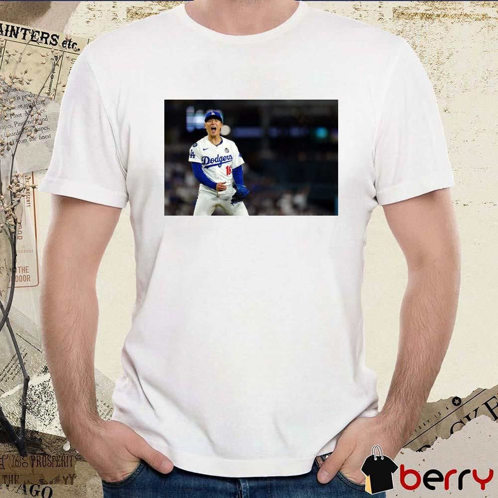 Yoshinobu Yamamoto Los Angeles Dodgers Dialed In World Series t-shirt