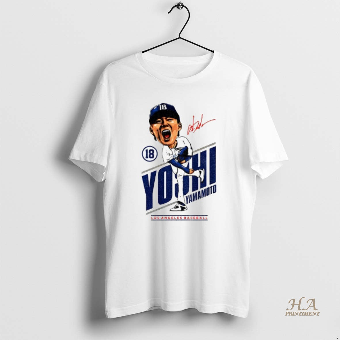 Official Yoshinobu Yamamoto Mvp Big Head Signature Los Angeles Dodgers Mlb 2025 World Series T-Shirts, Hoodie, Sweatshirt